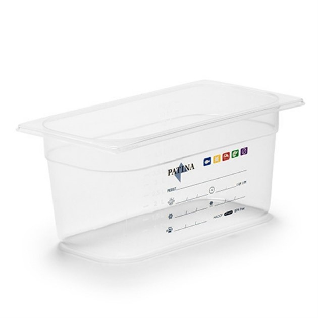 Kantin PP transparent GN 1/3 150mm