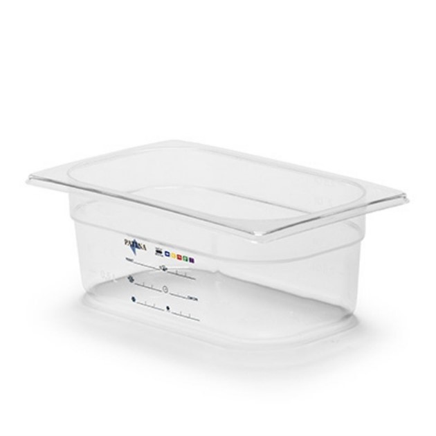 Kantin PP transparent GN 1/4 100mm