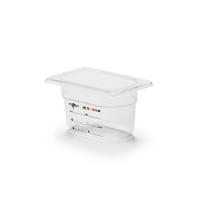Kantin PP transparent GN 1/9 100mm