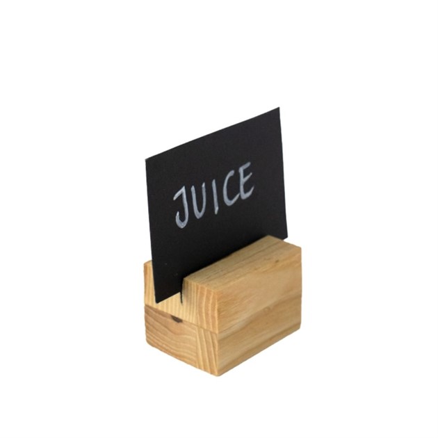 Bordspratare kub spår för skylt ek