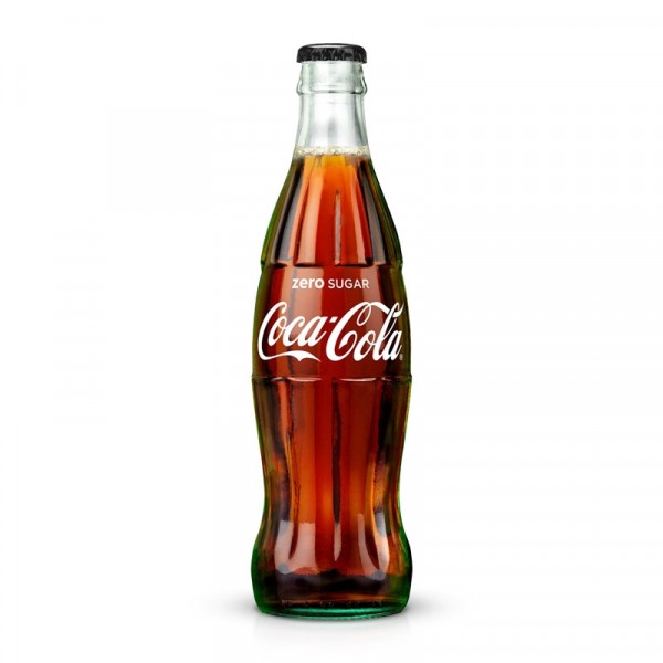Coca Cola Zero 33cl glasflaska 24st/fp