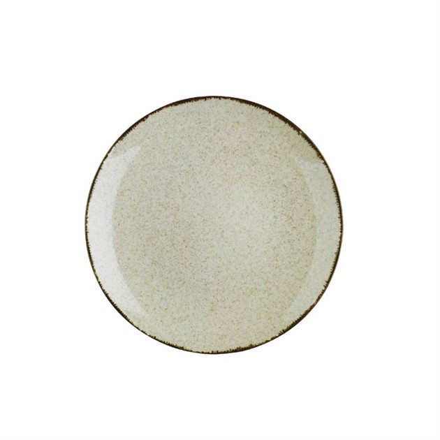 Tallrik flat Pearl Colorx 17cm beige