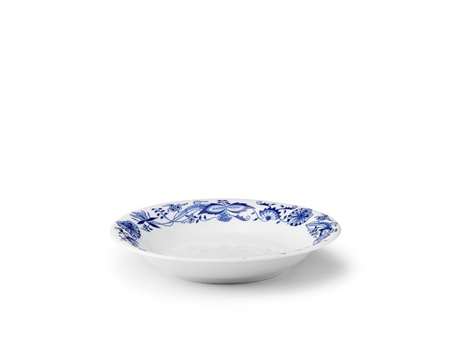 Tallrik Daisy djup dia 22cm dekor Cibulak på kant