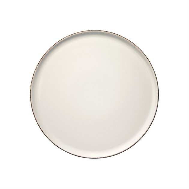 Pizzatallrik Retro flat 32cm Bonna vit