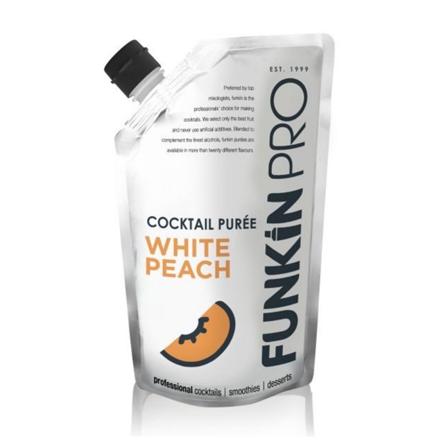 Puré Vit persika Funkin 1kg