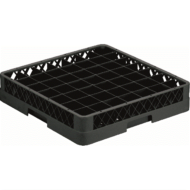 Diskback för champagneglas 49 fack svart