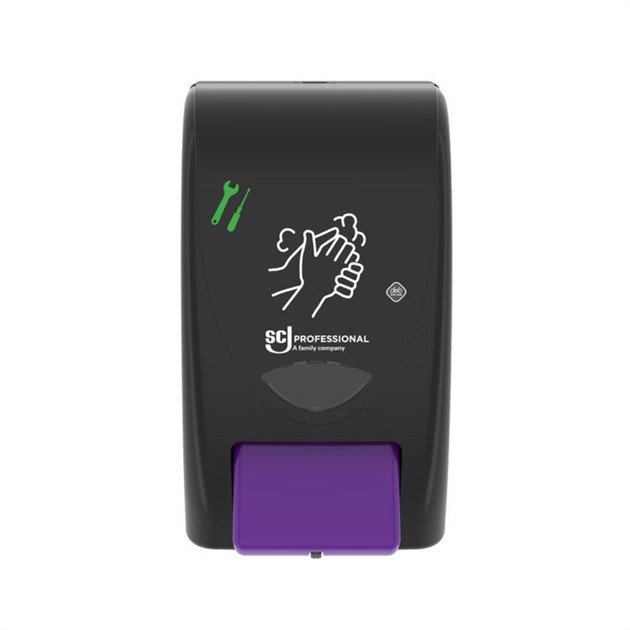 Dispenser för handrengöring SCJ 2 lit svart
