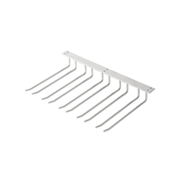 Glashängare 30cm djup takhängd silver