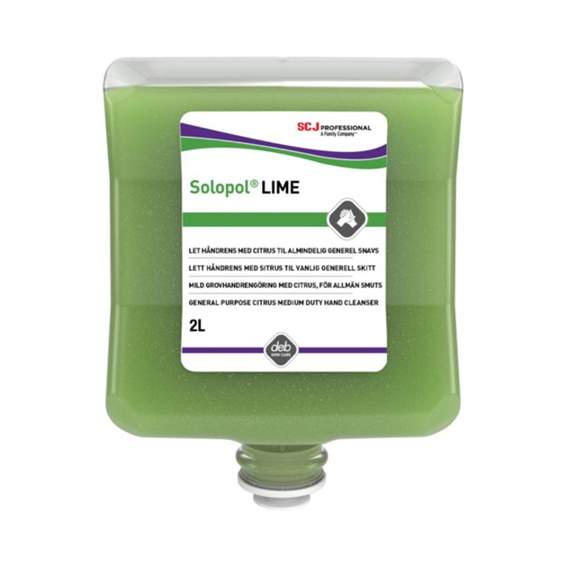 Handrengöringspasta SCJ Solopol® Lime 2 lit 4st/fp