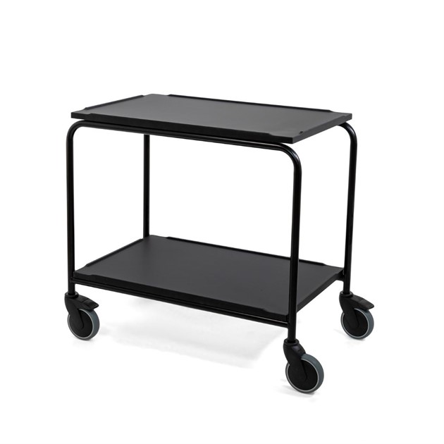 Serveringsbord 2 plan 600x400x810 Hallins svart