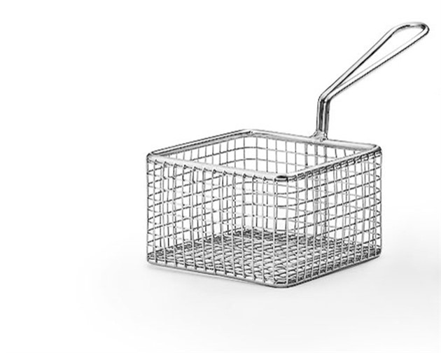 Frityrkorg mini rostfritt 100x100mm