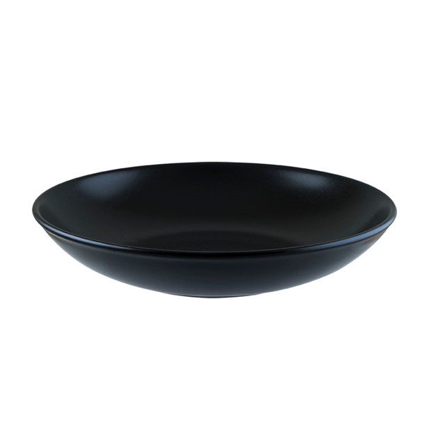 Tallrik djup Notte 25cm Bonna svart