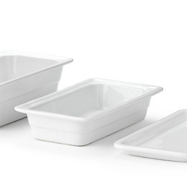 Uppläggningsfat porslin GN 1/3 65mm Benedikt