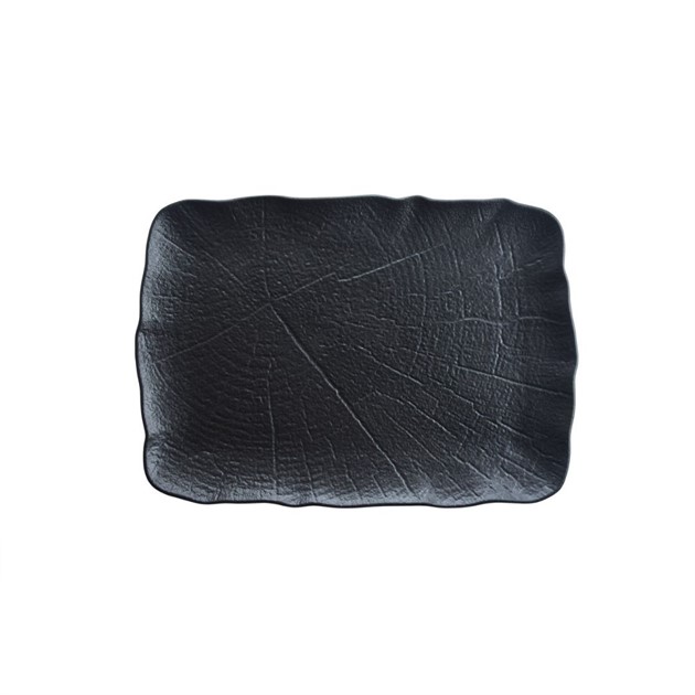 Tallrik Shade 33x23cm svart Bonna